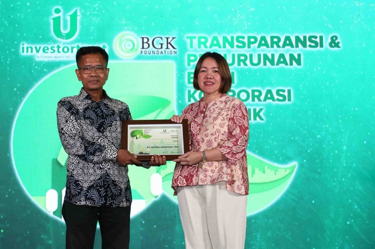 Astragraphia Raih Penghargaan Transparansi & Penurunan Emisi Korporasi Terbaik 2024