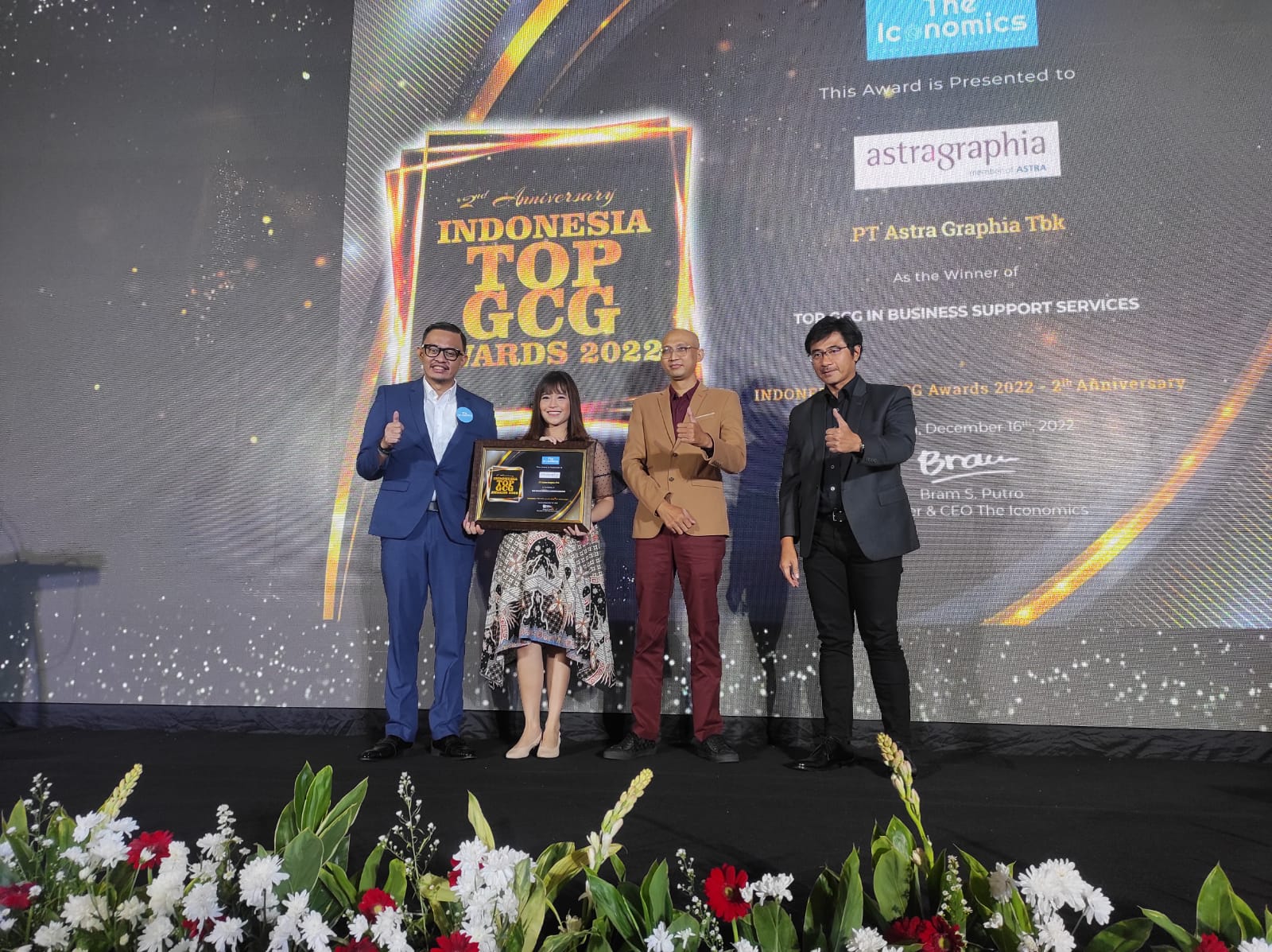 Astragraphia Raih Top Good Corporate Governance Awards 2022 | Astragraphia